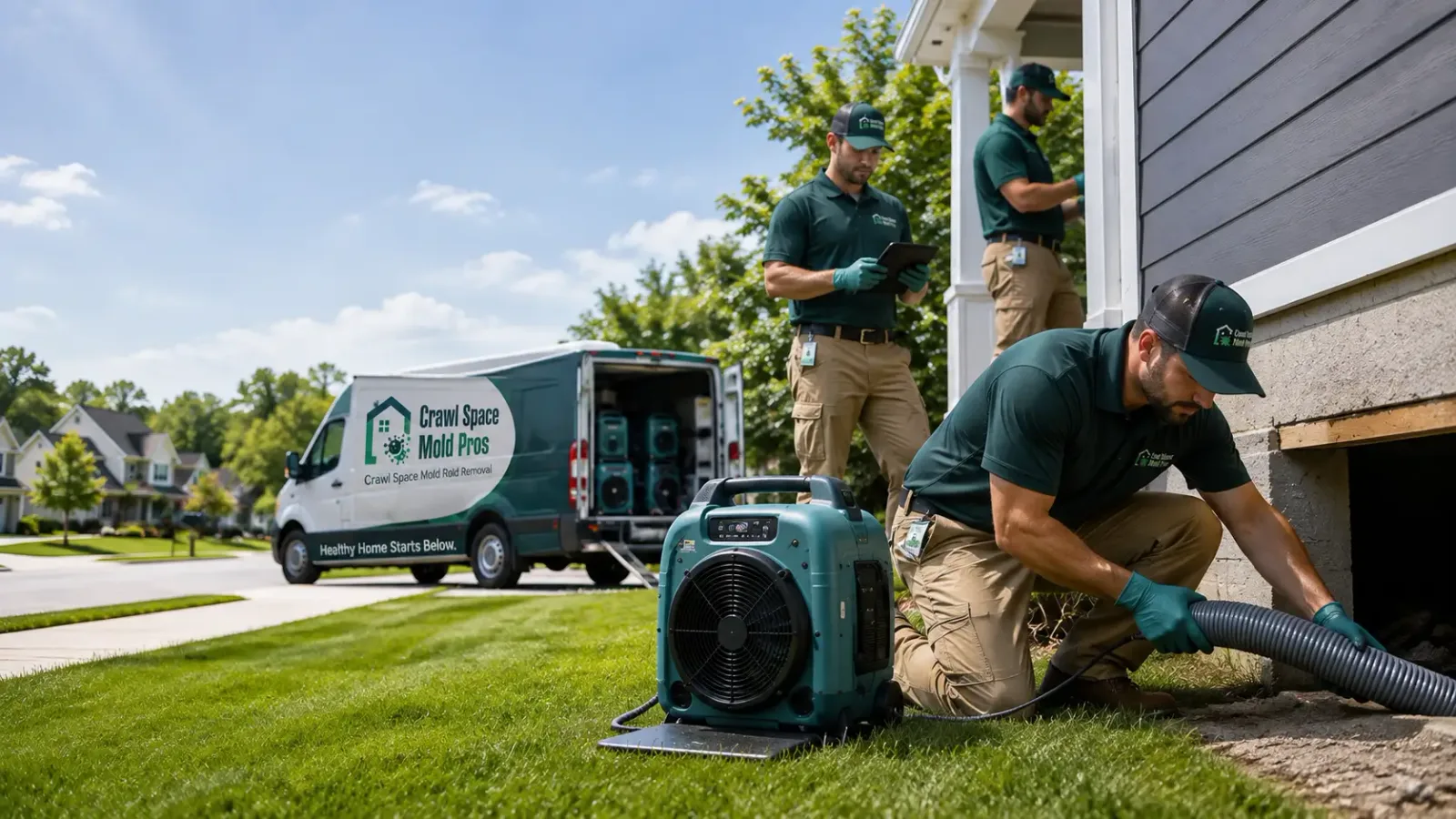 Crawl Space Mold Removal in Jacksonville, OH
